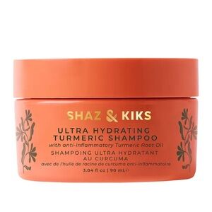 SHAZ & KIKS Ultra Hydrating Turmeric Shampoo for Dry, Itchy Scalp
